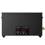 VEVOR 30 l ultraskaņas tīrītājs, 600 W digitāla ultraskaņas tīrīšanas iekārta ar uzlabotu degazēšanu un saudzīgo režīmu, 40 kHz industriāls ultraskaņas tīrītājs ar taimeri un sildīšanu retainieru, juvelierizstrādājumu un instrumentu tīrīšanai