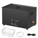 VEVOR 30 l ultraskaņas tīrītājs, 600 W digitāla ultraskaņas tīrīšanas iekārta ar uzlabotu degazēšanu un saudzīgo režīmu, 40 kHz industriāls ultraskaņas tīrītājs ar taimeri un sildīšanu retainieru, juvelierizstrādājumu un instrumentu tīrīšanai