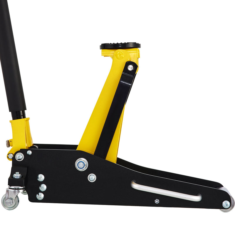 Напольный домкрат VEVOR, низкопрофильный домкрат из алюминия и стали грузоподъемностью 1,5 т с двухпоршневым насосом быстрого подъема, диапазон подъема 80-365 мм