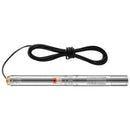 VEVOR dziļurbuma iegremdējamais sūknis, 750 W izejas jauda, 230 V, plūsma 100 l/min, pacēluma augstums 75 m, ar 20 m kabeli, nerūsējošā tērauda ūdens sūknis rūpnieciskai apūdeņošanai un mājas lietošanai, IP68 aizsardzības klase