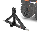 3 Punktu 50 mm piekabes āķa adapteris ar ātro savienojumu, 1360 kg celtspēja