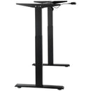 VEVOR elektriskā galda pamatne ar regulējamu augstumu un garumu, 70–117 cm, 95–158 cm, melna