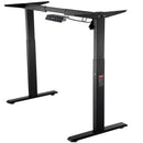 VEVOR elektriskā galda pamatne ar regulējamu augstumu un garumu, 70–117 cm, 95–158 cm, melna