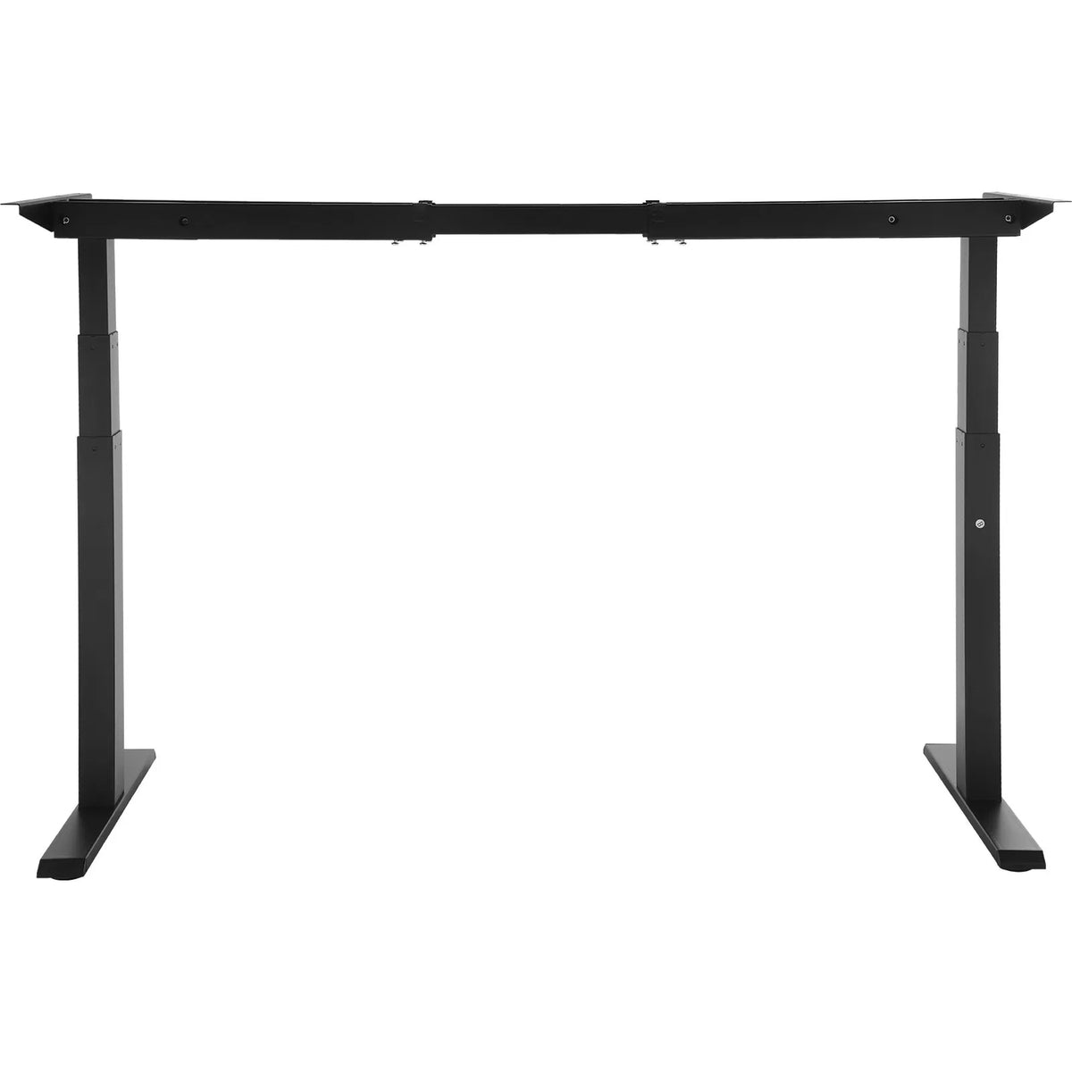VEVOR Electric Height-Adjustable Desk Base with Two Motors, 65–129 cm, Black