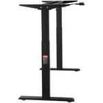 VEVOR Electric Height-Adjustable Desk Base with Two Motors, 70–117 cm, Black