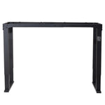 VEVOR Electric Standing Desk Frame with 4 Legs and Two Motors, 70–117 cm, 4 Height Memory Settings, Black