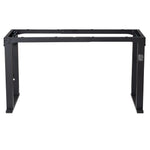VEVOR Electric Standing Desk Frame with 4 Legs and Two Motors, 70–117 cm, 4 Height Memory Settings, Black