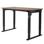 VEVOR Electric Standing Desk Frame with 4 Legs and Two Motors, 70–117 cm, 4 Height Memory Settings, Black