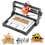 VEVOR 3018 CNC frēzēšanas iekārta, 60 W vārpsta, 3 asu koka gravēšanas un frēzēšanas mašīna, ar 300 × 180 × 40 mm darba zonu, bezsaistes vadības pulti, alumīnija sakausējuma konstrukciju, koka un akrila gravēšanai un griešanai