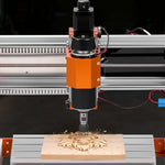 VEVOR CNC frēzēšanas iekārta, 500 W vārpsta, 3 asu koka gravēšanas un frēzēšanas mašīna, ar 300 × 180 × 80 mm darba zonu, bezsaistes vadības pulti, gala slēdžiem un avārijas apturēšanu, koka, akrila un plastmasas gravēšanai un griešanai