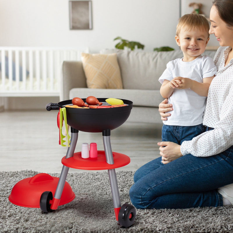 VEVOR 28 gab. bērnu BBQ grila rotaļu komplekts – kulinārijas rotaļlieta ar skaņas un gaismas efektiem
