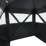 Medību slēpnis 2–3 personām ar termoizolāciju, trijkāja krēslu un pārnēsājamo somu, portatīva maskēšanās telts, izturīgs slēpnis ar kluso rāvējslēdzēja durvju un logu dizainu, piemērots briežu un tītaru medībām