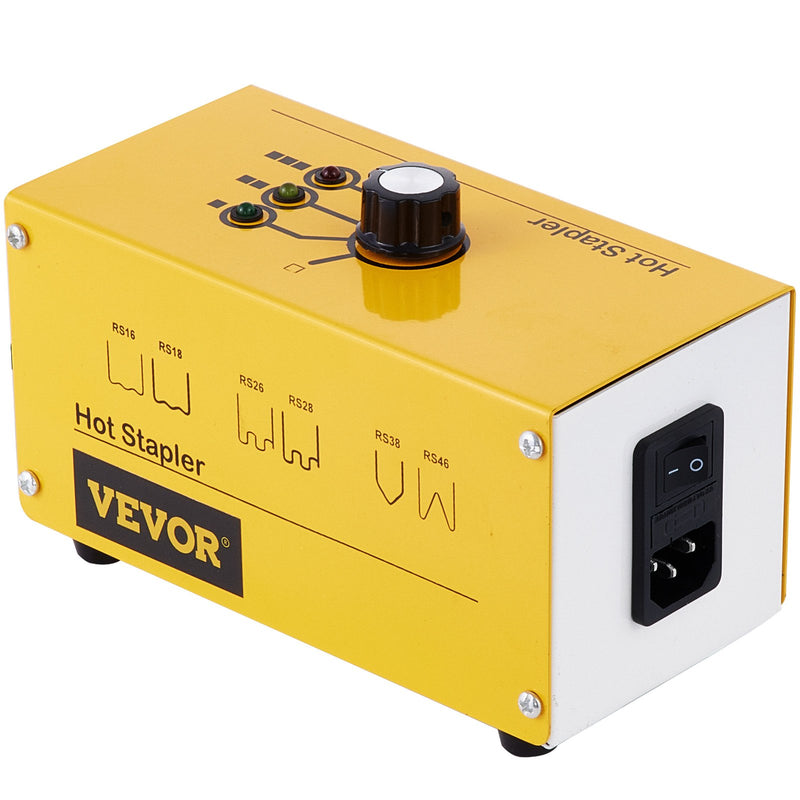 VEVOR 220 V plastikeevitaja koos kuuma klammerdajaga ja 600 klambriga, 3 kuumutusrežiimi, plastide remondikomplektiga
