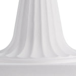 VEVOR plastmasas urnas tipa puķu podi 25 × 42 cm, 2 gab., klasiskie balti puķu podi iekštelpām un ārtelpām, dekoratīvi podi dārzam, balkonam, terasei, mājas ieejai, kāzām un pasākumiem