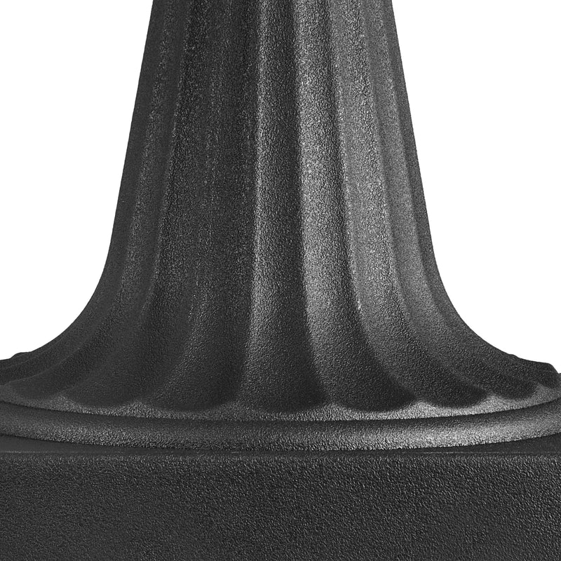 VEVOR plastmasas urnas tipa puķu podi 25 × 42 cm, 2 gab., klasiskie melni puķu podi iekštelpām un ārtelpām, dekoratīvi podi dārzam, balkonam, terasei, mājas ieejai, kāzām un pasākumiem