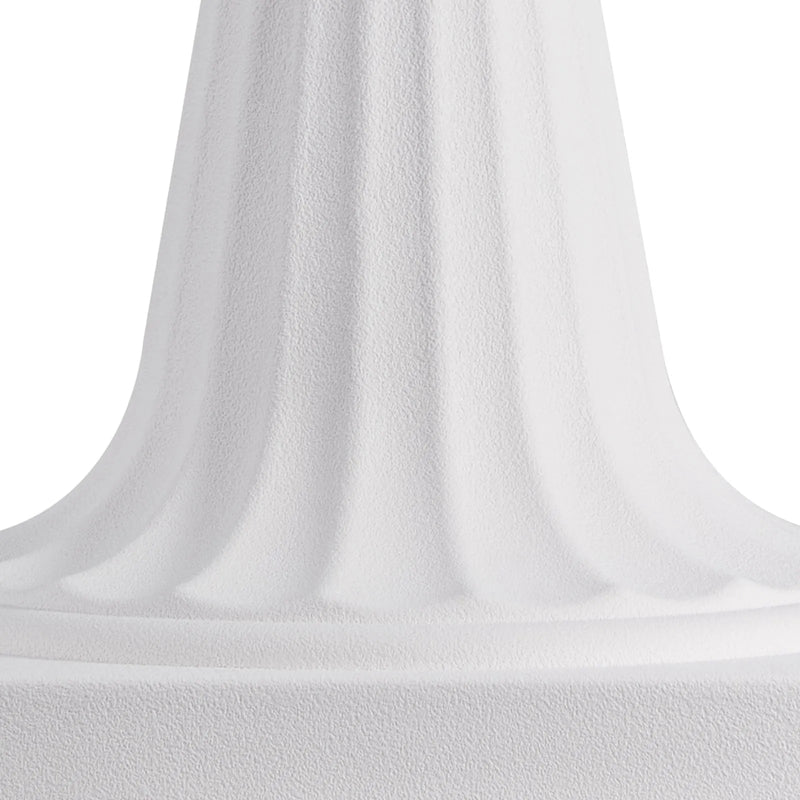 VEVOR plastmasas urnas tipa puķu podi 40 × 67 cm, 2 gab., klasiskie balti puķu podi iekštelpām un ārtelpām, dekoratīvi podi dārzam, balkonam, terasei, mājas ieejai, kāzām un pasākumiem