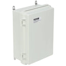 VEVOR āra elektrības sadales kārba 430 × 330 × 180 mm, ABS plastmasas elektriskā aizsargkārba ar eņģu vāku un nerūsējošā tērauda aizdari, IP67 putekļu un ūdensizturīga, paredzēta āra elektroinstalācijas projektiem