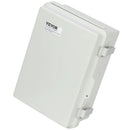 VEVOR āra elektrības sadales kārba 430 × 330 × 180 mm, ABS plastmasas elektriskā aizsargkārba ar eņģu vāku un nerūsējošā tērauda aizdari, IP67 putekļu un ūdensizturīga, paredzēta āra elektroinstalācijas projektiem