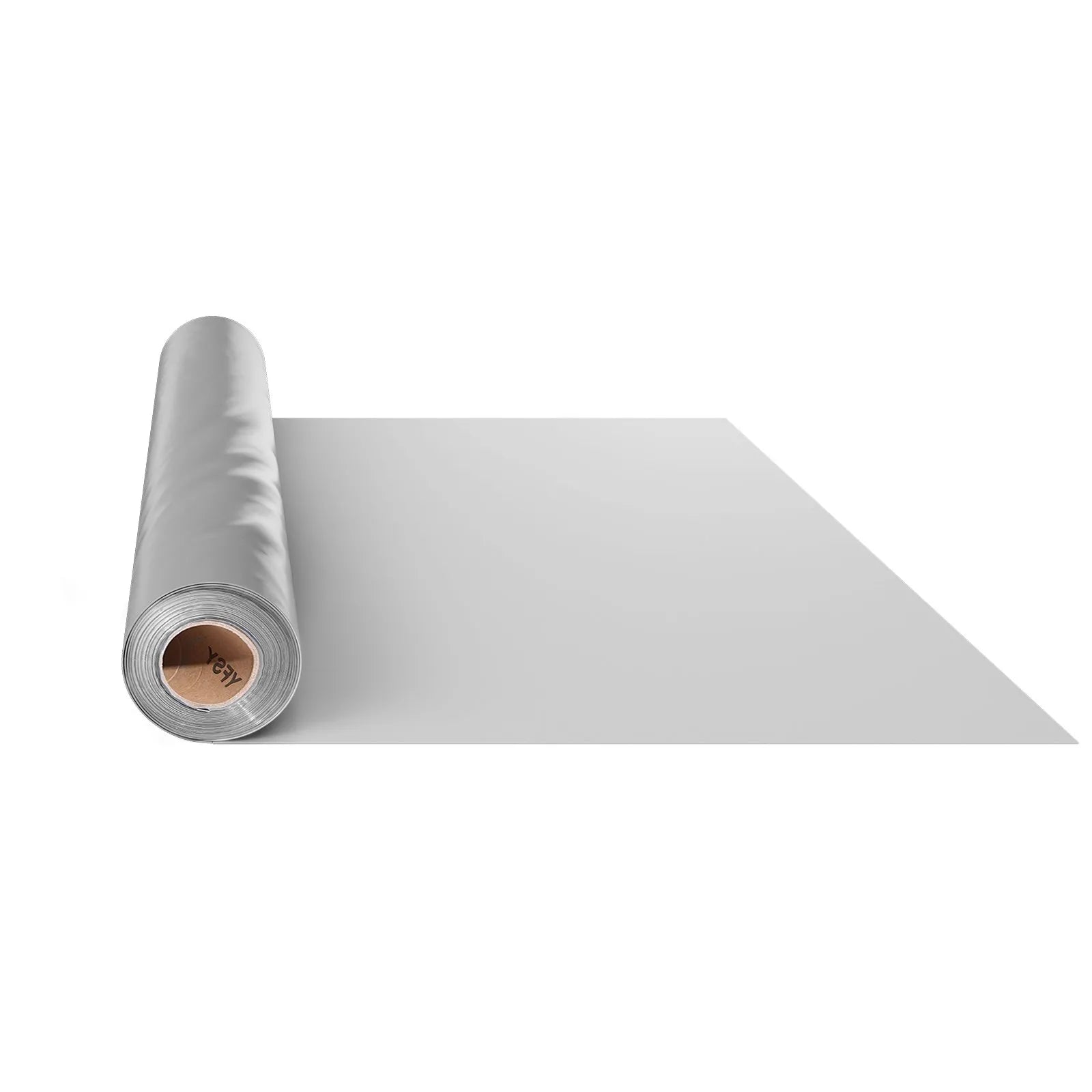 VEVOR 0,2 mm plastmasas plēve, 1,98 x 50 m pagrīdes tvaika barjera, izturīgs dārza polietilēna plēves rullis, daudzfunkcionāla būvniecības plēve, krāsošanas aizsargplēve saimniecībai, pelēka