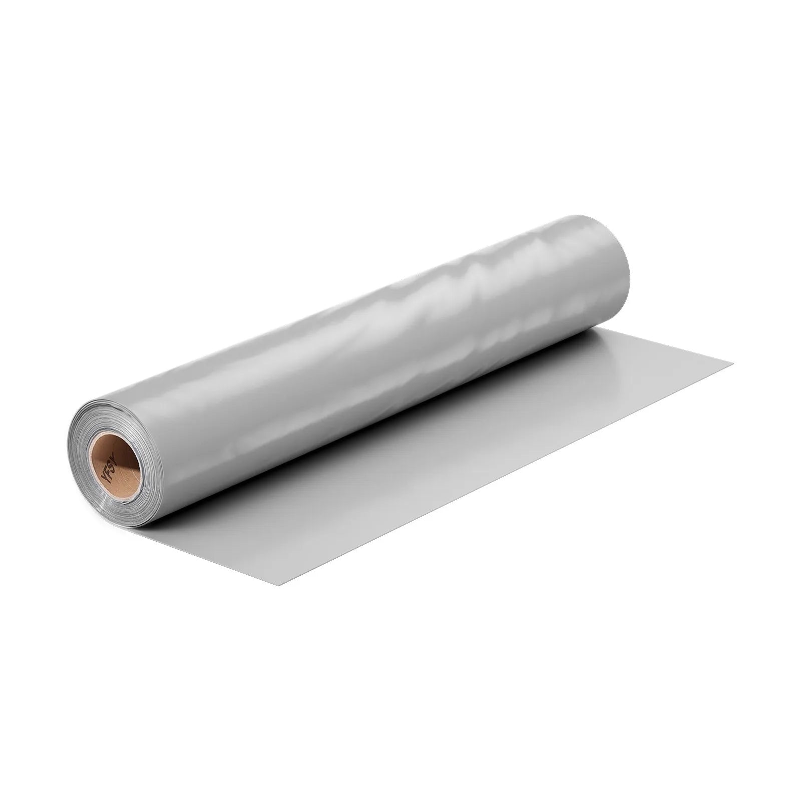 VEVOR 0,2 mm plastmasas plēve, 1,98 x 50 m pagrīdes tvaika barjera, izturīgs dārza polietilēna plēves rullis, daudzfunkcionāla būvniecības plēve, krāsošanas aizsargplēve saimniecībai, pelēka