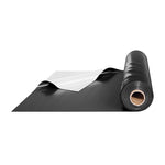 VEVOR 0,25 mm bieza plastmasas plēve 3 x 19,8 m, smaga tipa plastmasas plēves rullis, krāsošanas aizsargpārklājs un tvaika barjera pamatu pārsegumiem, melnbalta abpusēja, daudzfunkcionāla