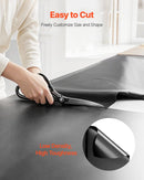 VEVOR 0,25 mm izturīga plastmasas plēve 6,1 x 30,5 m, bieza plastmasas plēves rullis, krāsošanas aizsargplēve, polietilēna pārklājums pagrīdes tvaika barjerai, daudzfunkcionāla, melna