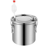 11.4L stainless steel still with built-in thermometer on lid and water circulation pump, suitable for alcohol distillation