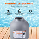 VEVOR baseina smilšu filtrs 48 cm, plūsma līdz 10,2 m³/h, virszemes un zemē ieraktiem baseiniem, 7-pozīciju daudzportu vārsts (filtrēšana, skalošana, atskalošana, recirkulācija, novade, ziema, slēgts)