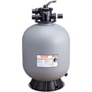 VEVOR peldbaseina smilšu filtrs 610 mm, plūsmas jauda līdz 246 l/min, virszemes un zemē ierīkotiem baseiniem, ar 7 pozīciju daudzfunkcionālu vārstu (filtrēšana, pretmazgāšana, skalošana, recirkulācija, novadīšana, ziemošana, slēgts režīms)