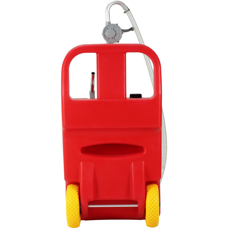 VEVOR Pārvietojams degvielas konteiners ar rokas sūkni, 95 litri, sarkans