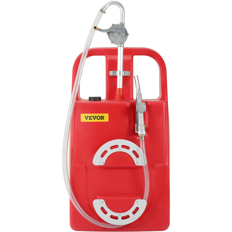 VEVOR Pārvietojams degvielas konteiners ar rokas sūkni, 95 litri, sarkans