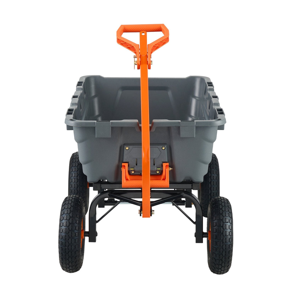 VEVOR Poli dārza izkraušanas rati, smagsvara dārza rati un piekabes, 680 kg kravnesība, 33 cm riepas