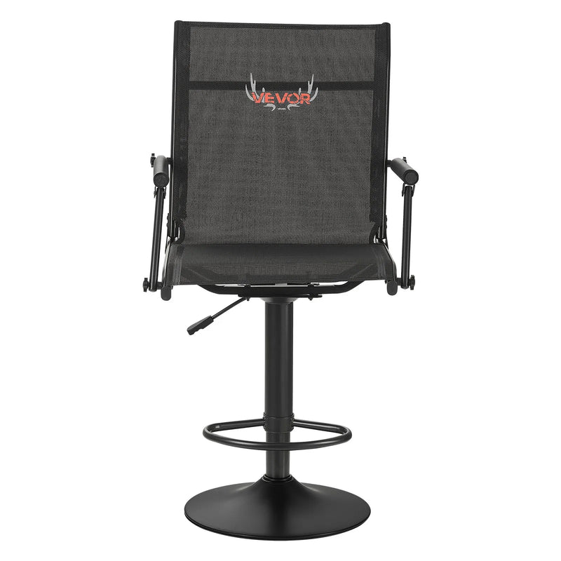 Jahitool, 360° vaikselt pöörlev, kerge varitsustool polsterdatud käetugedega, reguleeritav kõrgus, tugev terasraam, 136 kg kandevõime, sobib kalapüügiks ja telkimiseks.