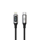 Forever LCD кабель USB-C - Lightning 1.0 м 27 Вт черный