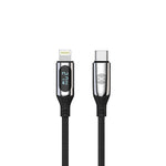 Forever LCD кабель USB-C - Lightning 1.0 м 27 Вт черный