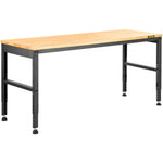 VEVOR augstuma regulējams darbagalds ar rozetēm, 155 x 51 cm