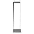 VEVOR iekštelpu malkas statīvs, 33 × 32 × 112 cm malkas turētājs, līdz 45 kg kravnesība, augsts glabāšanas statīvs, pulverkrāsota tērauda konstrukcija, izturīgs statīvs kamīnam