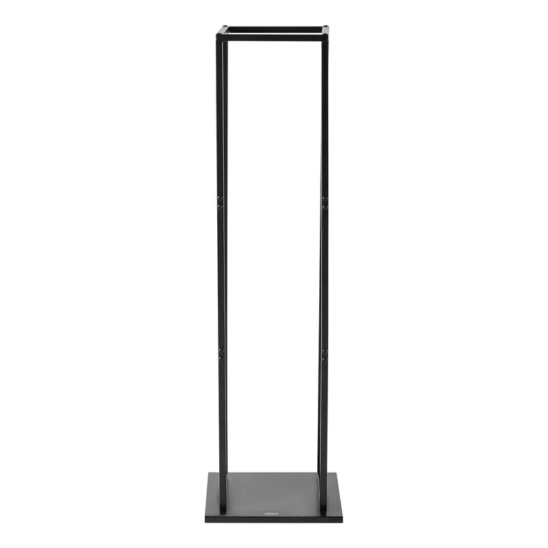 VEVOR iekštelpu malkas statīvs, 33 × 32 × 112 cm malkas turētājs, līdz 45 kg kravnesība, augsts glabāšanas statīvs, pulverkrāsota tērauda konstrukcija, izturīgs statīvs kamīnam