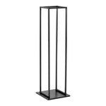 VEVOR iekštelpu malkas statīvs, 33 × 32 × 112 cm malkas turētājs, līdz 45 kg kravnesība, augsts glabāšanas statīvs, pulverkrāsota tērauda konstrukcija, izturīgs statīvs kamīnam