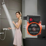 VEVOR karstā ūdens recirkulācijas sūknis, 38 l/min, tūlītējas cirkulācijas sistēma, 3 ātrumu regulēšana, 100 W, AC 220–240 V, G3/4 līdz G1/2 adapteris, nerūsējošā tērauda sūkņa galva, ūdens sildītāju sistēmām
