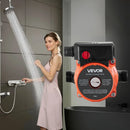 VEVOR karstā ūdens recirkulācijas sūknis, 38 l/min, tūlītējas cirkulācijas sistēma, 3 ātrumu regulēšana, 100 W, AC 220–240 V, G3/4 līdz G1/2 adapteris, čuguna sūkņa galva, ūdens sildītāju sistēmām