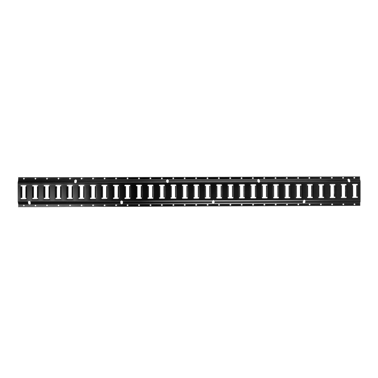 VEVOR E-Track nostiprināšanas sliežu komplekts, 6 gab., 1,5 m E-Track sliedes, 26 daļas, ieskaitot 2 siksnas ar sprādzi, 6 O gredzenus, 6 D gredzenu stiprinājumus un 12 gala vāciņus, piemērots garāžām, furgoniem, piekabēm un motocikliem