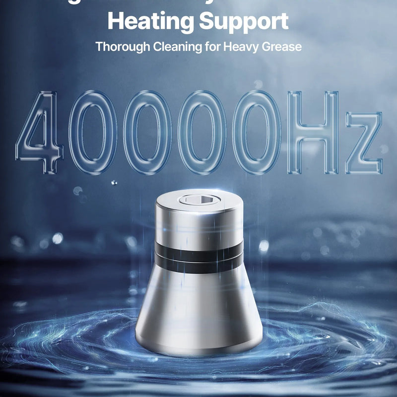 VEVOR 30 l ultraskaņas tīrītājs ar regulatora vadību, profesionāla nerūsējošā tērauda tīrīšanas iekārta ar grozu un tīrīšanas bumbiņu pulksteņiem, rotaslietām, monētām un citiem priekšmetiem