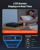 VEVOR pistoles atvilktnes seifs, ieroču seifs ar pirkstu nospieduma, paroles un atslēgas piekļuvi, ātrās piekļuves sistēma ar displeju, paredzēts 2 pistolēm un aptverēm, ar bezvadu uzlādi, lietošanai uz galda vai pie gultas