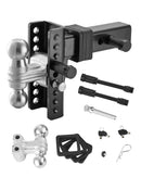 Regulējams piekabes āķis 63,5 mm uztvērējam, 152 mm nolaižamais trīskāršais lodveida āķis, vilkšanas jauda 9 979 kg