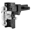 Regulējams piekabes āķis 63,5 mm uztvērējam, 152 mm nolaižamais trīskāršais lodveida āķis, vilkšanas jauda 9 979 kg