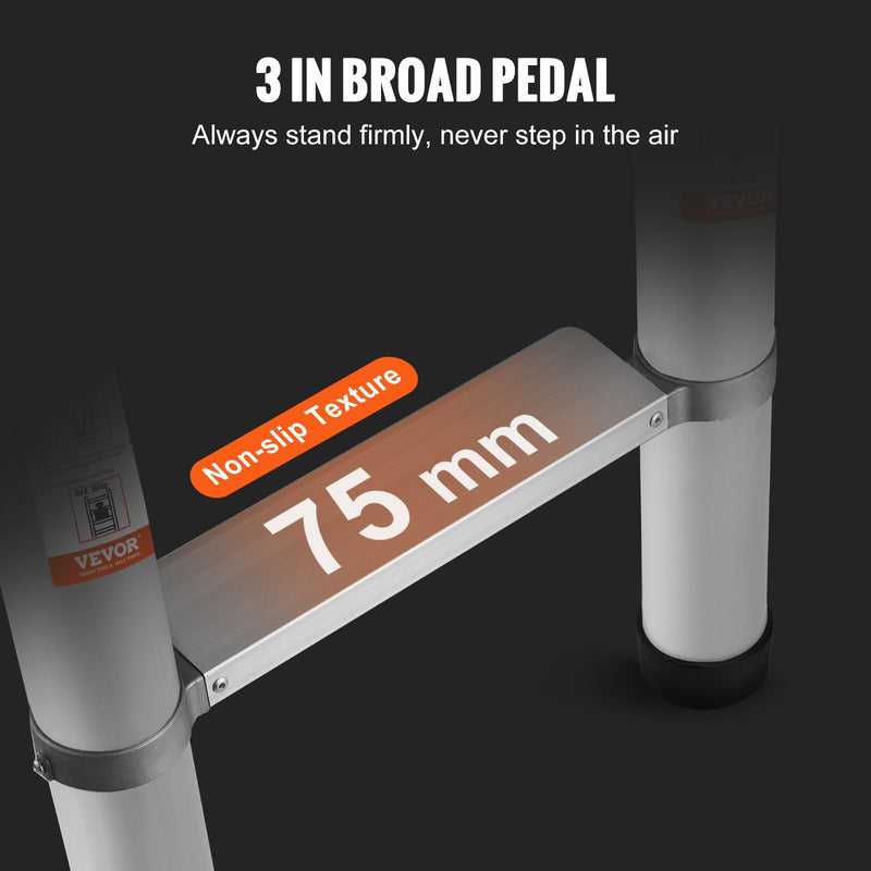 VEVOR alumiiniumist teleskoopredel, 5,6 m, multifunktsionaalne, kaasaskantav