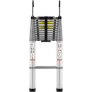 Алюминиевая телескопическая лестница VEVOR 4,6 м, многофункциональная, переносная, нагрузка 180 кг