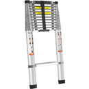 Алюминиевая телескопическая лестница VEVOR 4,6 м, многофункциональная, переносная, нагрузка 180 кг