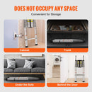 Алюминиевая телескопическая лестница VEVOR 4,6 м, многофункциональная, переносная, нагрузка 180 кг